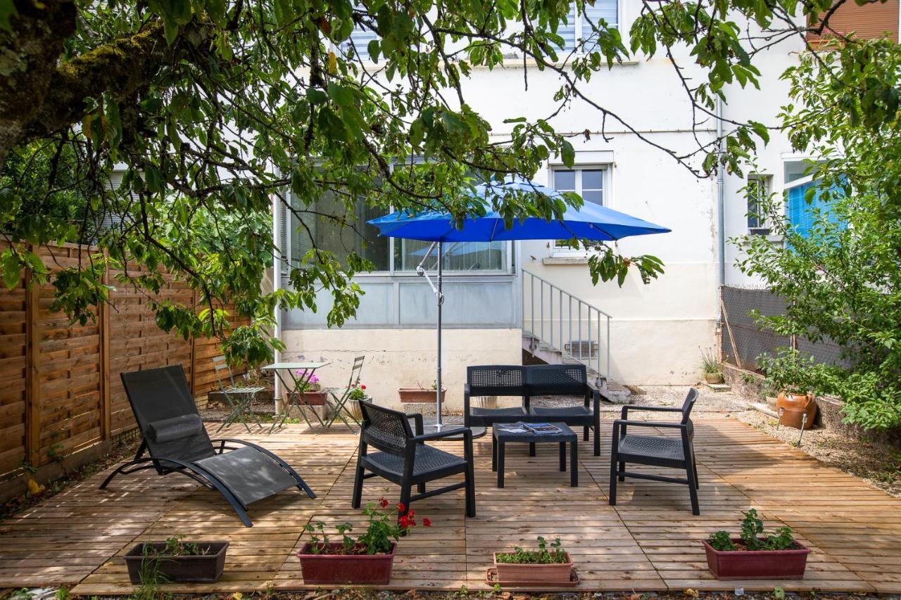 Le Coquet Chez Maguy Maison De Ville Avec Jardin Besançon Dış mekan fotoğraf
